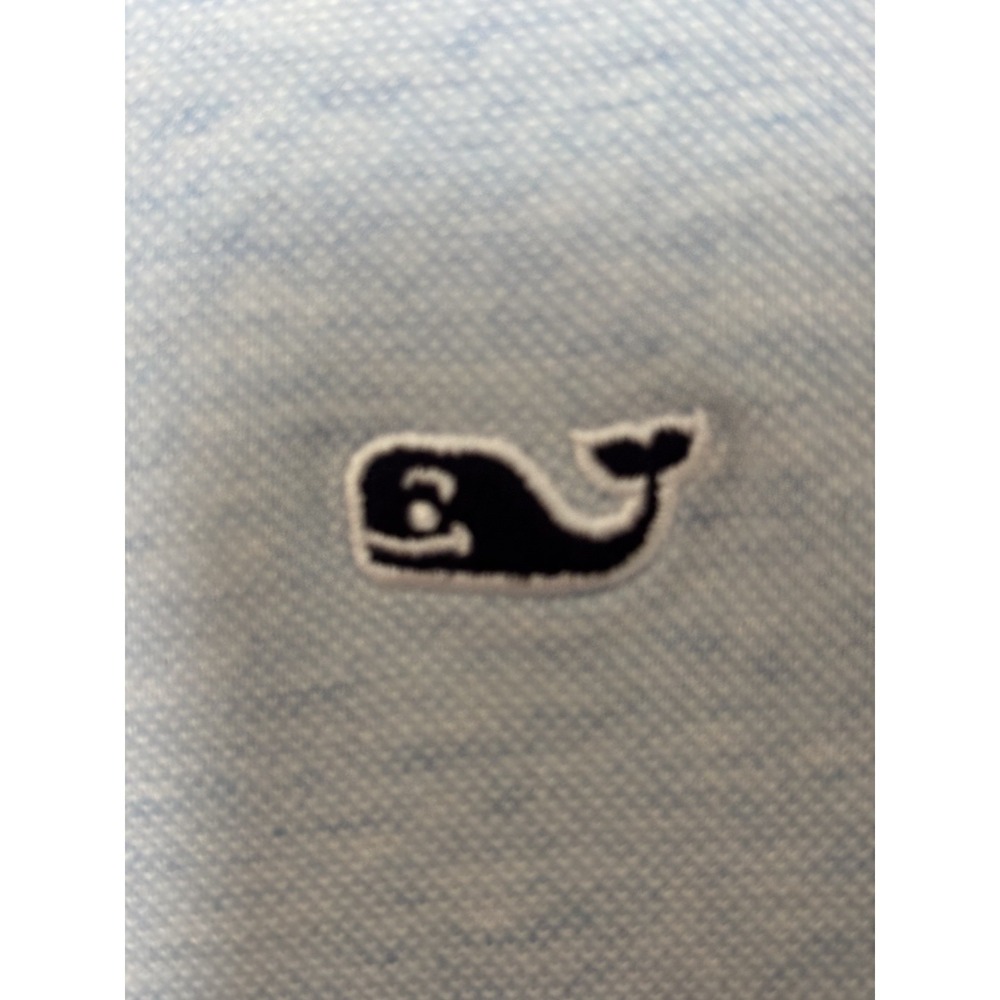Vineyard Vines Edgartown Polo Shirt Light Blue, Short Sleeve, Size: XL - Picture 5 of 7